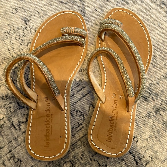 These sandals are like new worn only once. They can be dressy or casual. - Picture 1 of 3